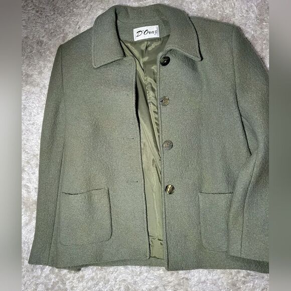 D' Oraz olive wool jacket - Picture 3 of 3